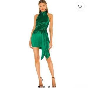 Sandrine Dress in Dark Green